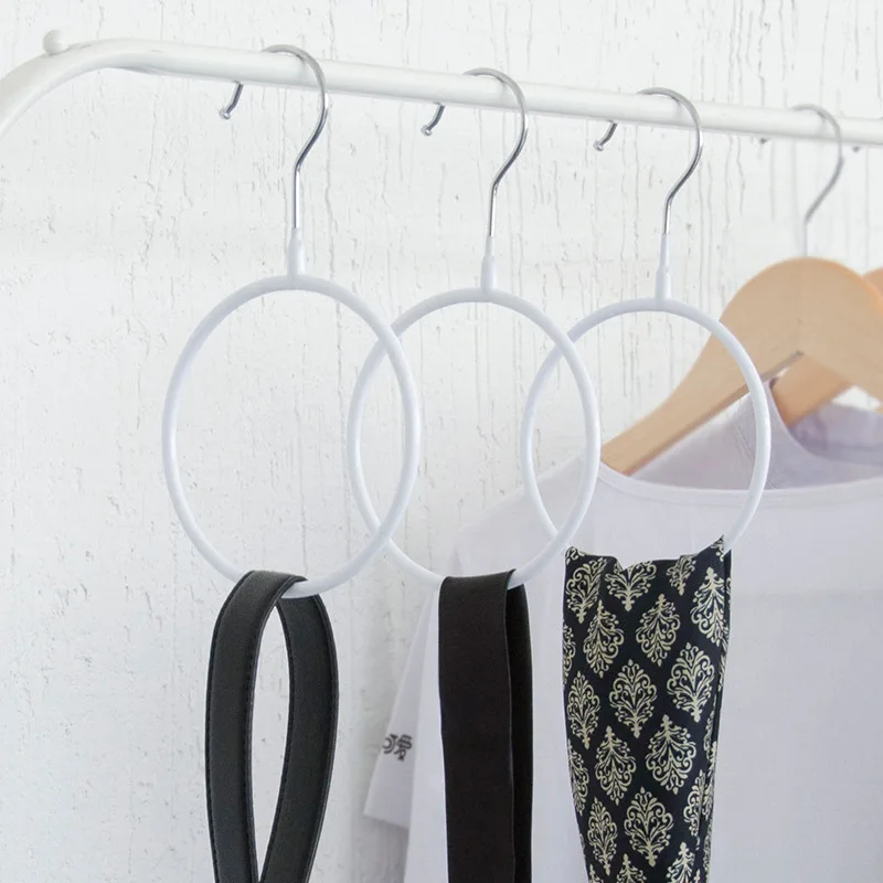 Высокое качество 2 шт./компл. ПВХ Многофункциональный Галстуки вешалка шелковый