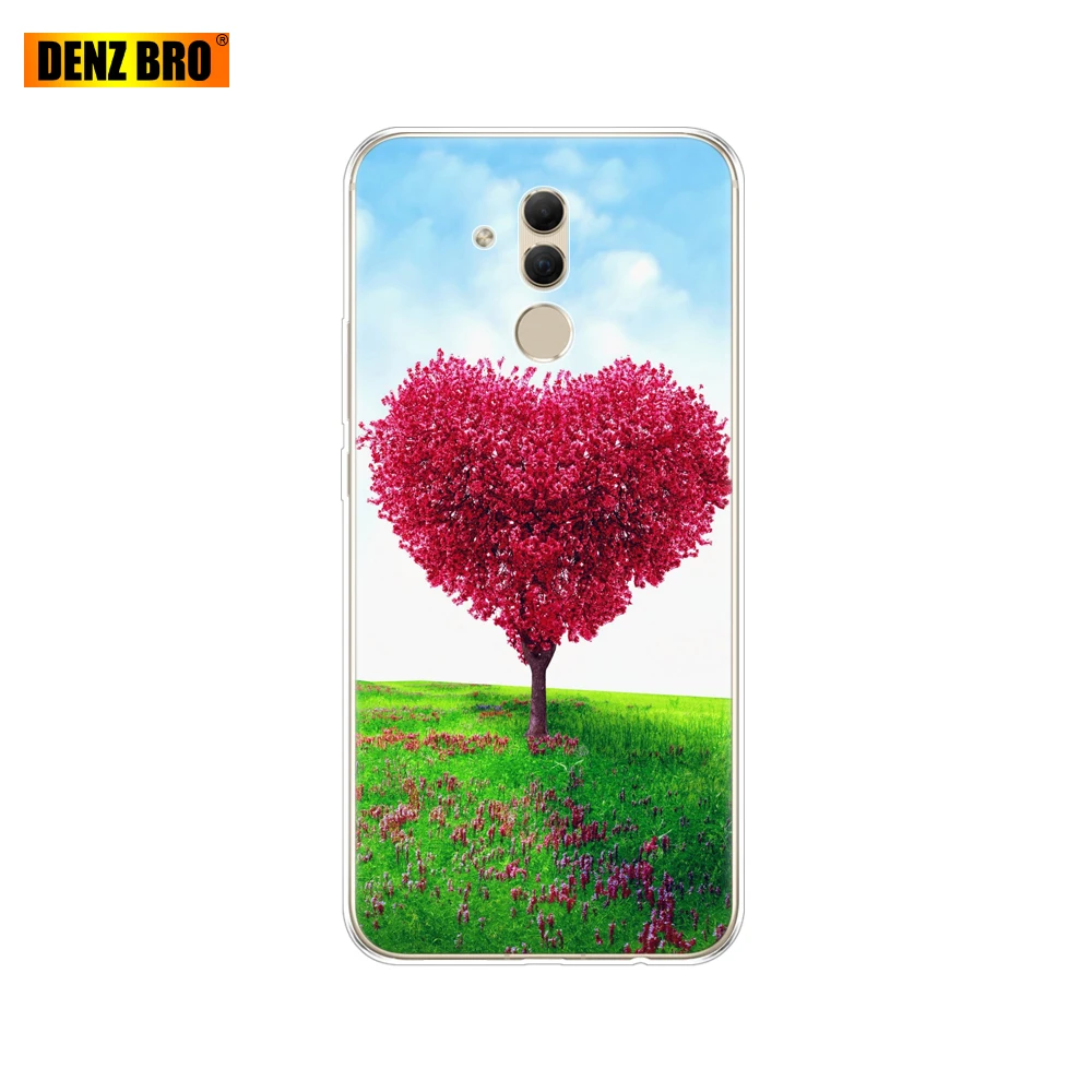 61903 Чехол для huawei mate 20 Lite, 6,3 дюймов, прозрачный силиконовый мягкий ТПУ чехол для телефона huawei mate 20 Lite, защитный чехол, бампер - Цвет: 61903
