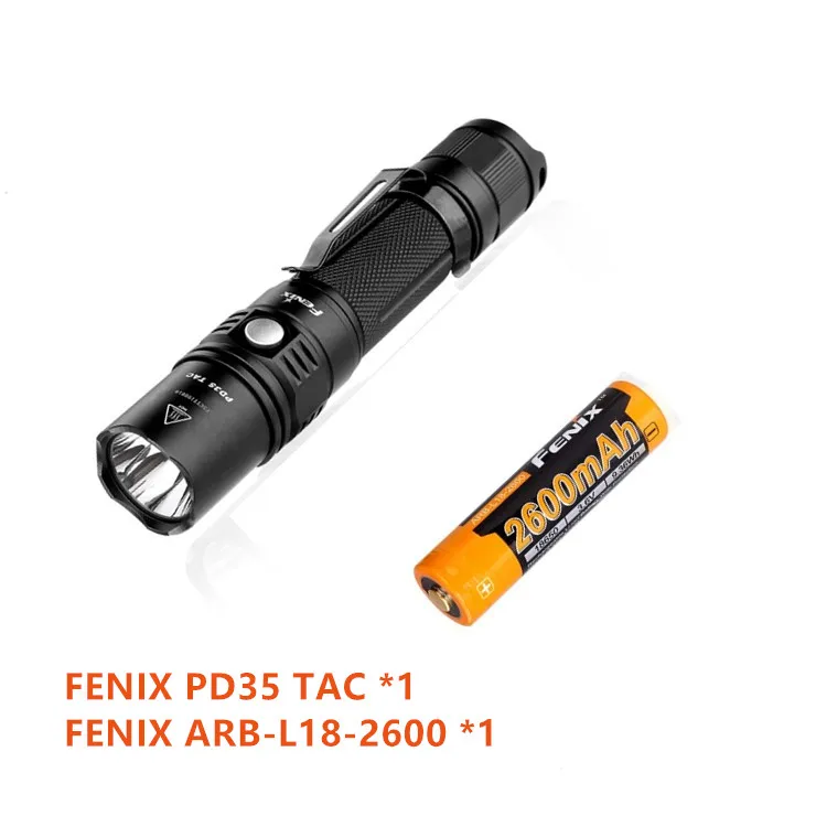 Бесплатная доставка фонарики Fenix PD35TAC 1000 люмен PD35 TAC Cree светодиодсветодиодный