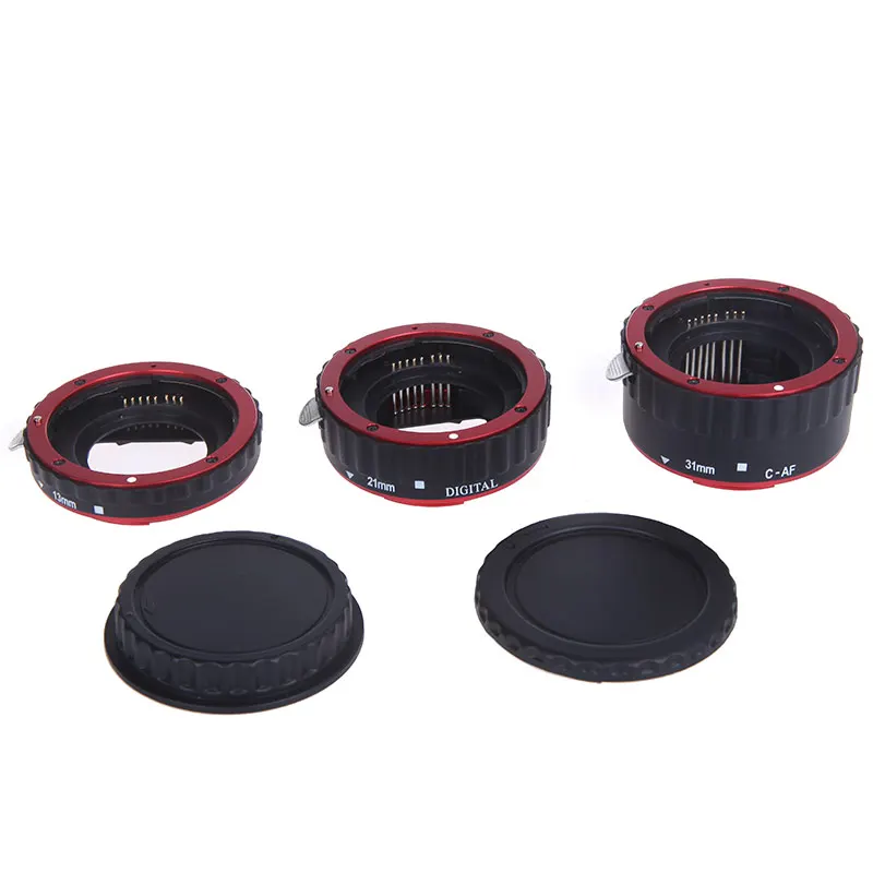 

JMFOTO Colorful Metal TTL Auto Focus AF Macro Extension Tube high quality set Ring for Canon EOS EF EF-S 60D 7D 5D II 550D