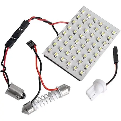 Panel 48 LED + adapdateur bulb T10 / 32MM shuttle | Лампы и освещение