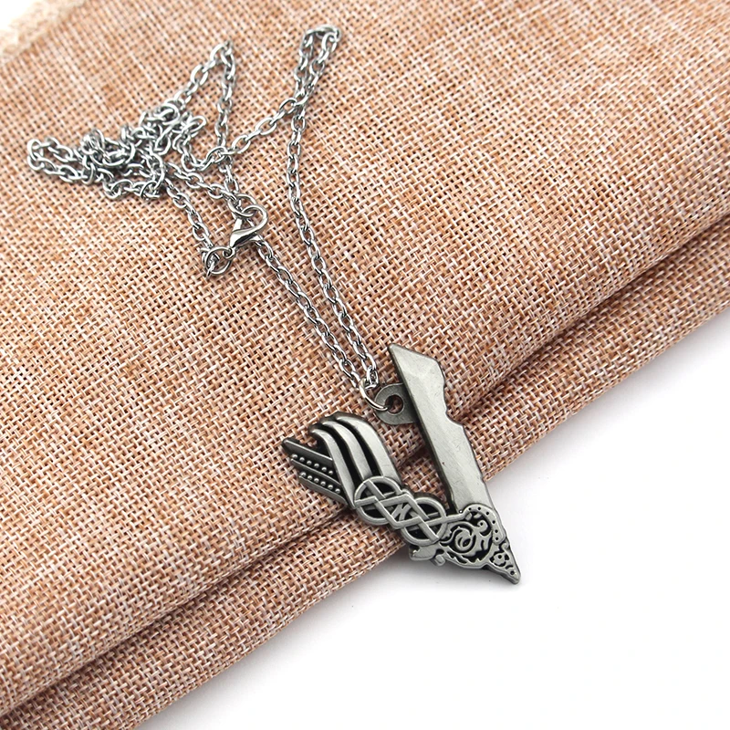 Thor Jewelry ТВ серии Викинги ожерелье с логотипом Викинги "V" подвеска с логотипом брелок Ragnar Lodbrok для мужчин и женщин подарок на день рождения