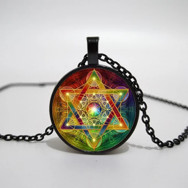 Горячая Распродажа Гламурное волшебное ожерелье с шестиконечной звездой для