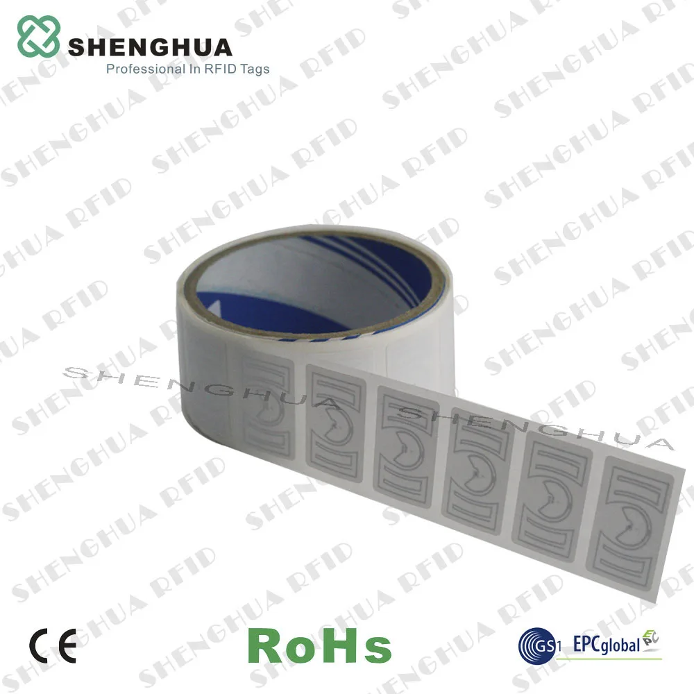 

50pcs/pack Access Control UHF RFID Label Sticker ISO Certificates Support Printable Passive RFID Tag Alien H3 Smart Chip