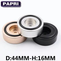 papri speaker feet pad 4416mm spikes machined solid aluminum for dac turntable cd player amplifier cabinet isolation stand 4pcs
