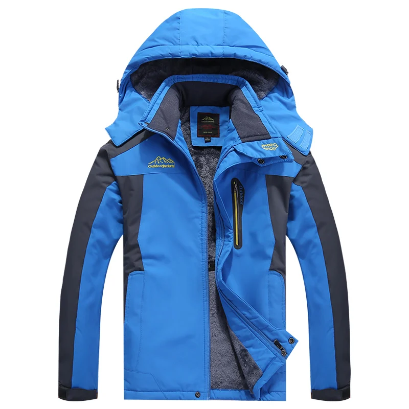 Мужская зимняя водонепроницаемая куртка Befusy 9XL 2019 из флиса уличное Спортивное