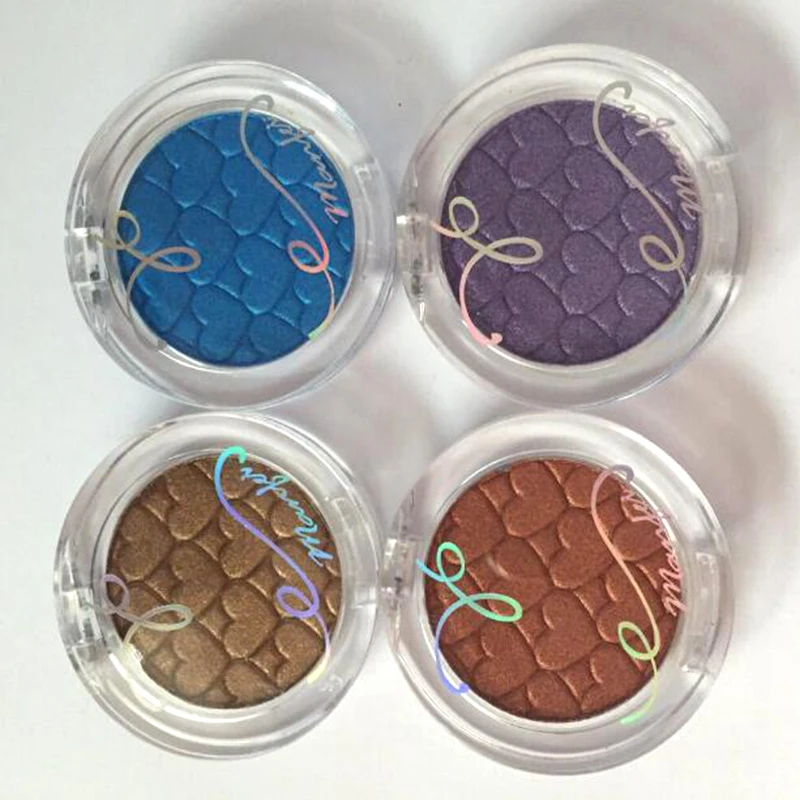 Новинка 2017 года модели 1 шт. черный Тени для век Косметическая пудра Shimmer теплый