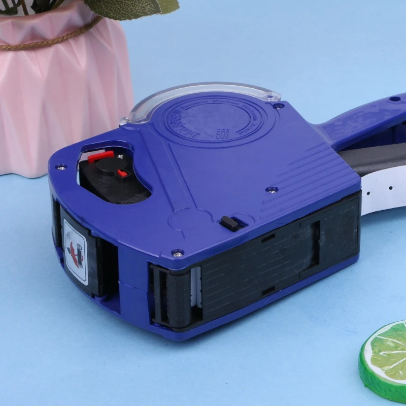 

MX-5500 EOS 8 Digits Price Tag Gun Labeler Paper + 2 Ink Roller Handheld Plastic Price