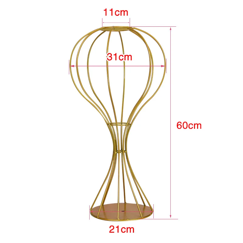 JAROWN Wedding Decoration Iron Flower Stand Stage Props Decor Road Sign Creative Flower Frame Photography Home Decoration - Color: K