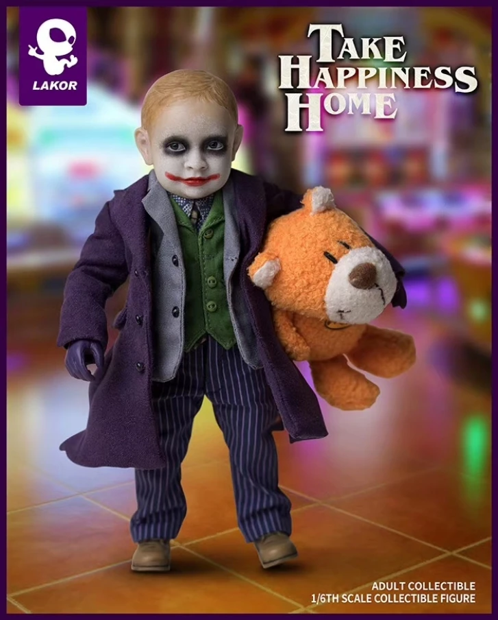

WorldBox Lakor Baby 1/6 Clown Baby 2.0 Purple Overcoat 1:6 Scale Evil Kid
