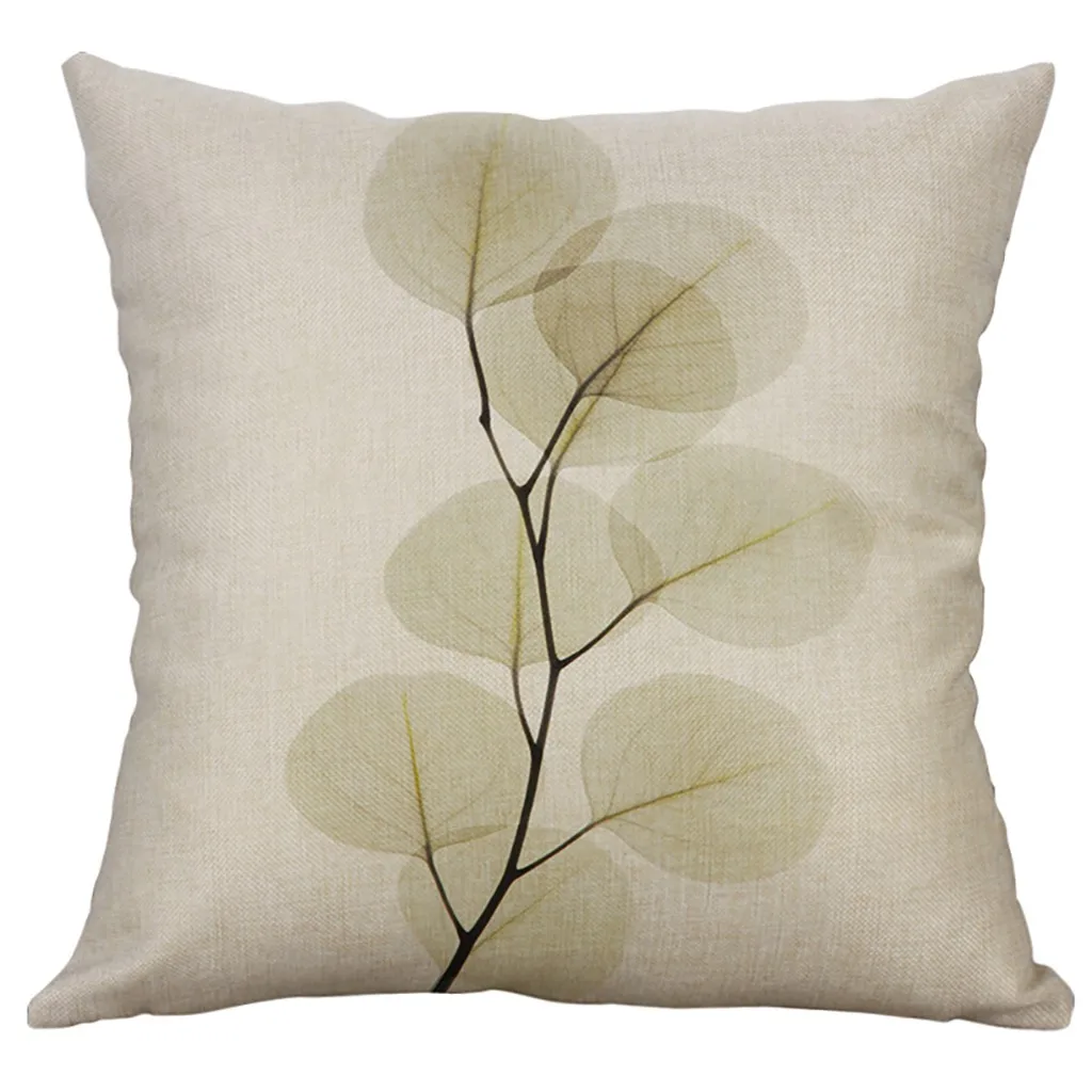Чехол для подушки эвкалипт искусственная Обложка простой льняной креативный