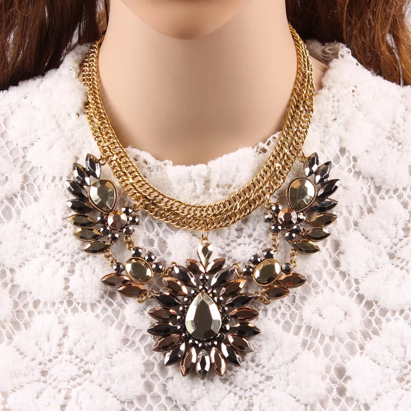 Осень 2017 г. Новое поступление модные пикантные дешевые ювелирные изделия Золотая