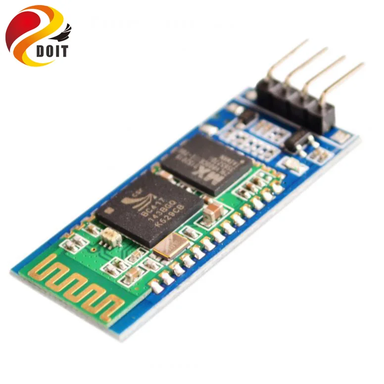 Модуль приемопередатчика HC06 HC-06 Wireless Serial 4 Pin Bluetooth RF RS232 TTL для телефона | Игрушки и