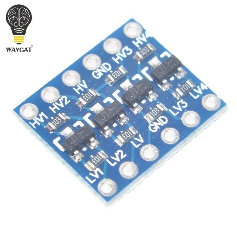 10 шт. 4 канальный преобразователь логического уровня IIC I2C двунаправленный модуль