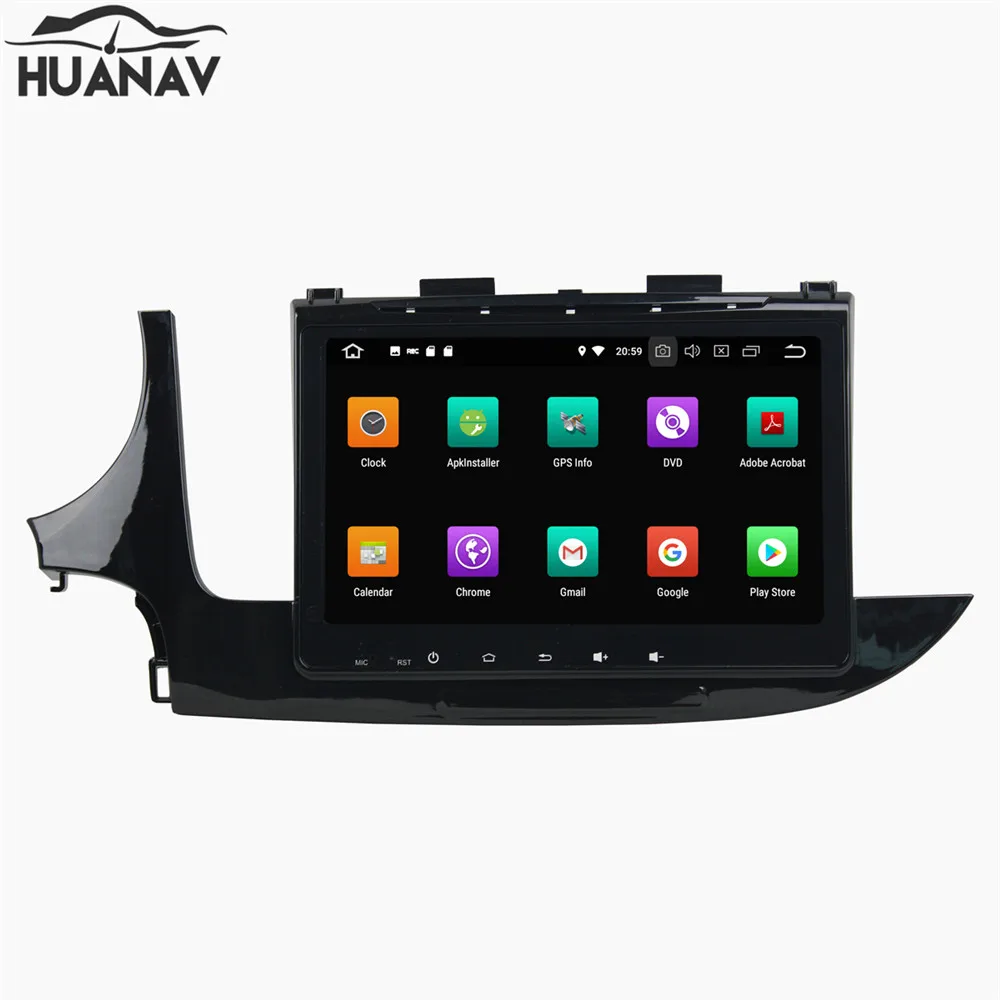 HUANVA Android 8 0 без CD DVD плеер GPS навигация для Opel MOKKA 2017 мультимедийный магнитофон ядер