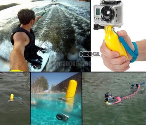 Поплавок с круглой нижней головкой для видеокамер Gopro Hero3 + Hero2 Hero1|stick for gopro|stick