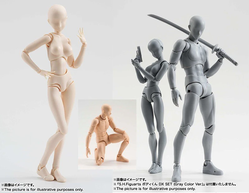 Аниме Archetype He She Ferrite Figma подвижные тела Feminino Kun Body Chan ПВХ фигурка модель игрушки кукла для коллекционирования