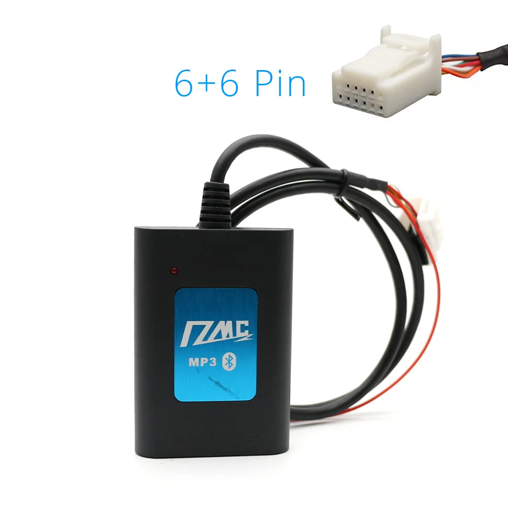 AtoCoto DMC Bluetooth A2DP флеш-накопитель USB AUX адаптер Интерфейс для Toyota микрофон 12Pin радио MP3 аудио cd-чейнджер Вход
