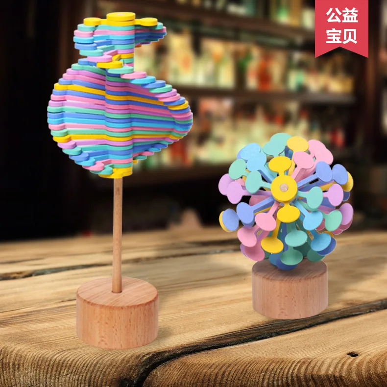 Вращающееся дерево Pollipop вращающееся игрушка для снятия стресса кинетическая