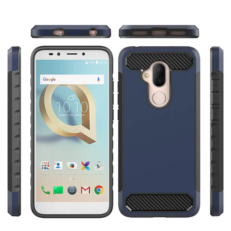 Броня чехол для alcatel 7 гибридная защита капли телефон оболочки Folio 6026 Вт REVVL 2 плюс (t