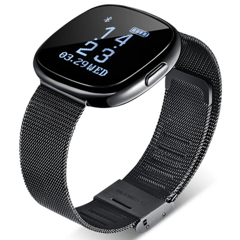 Bluetooth Смарт браслет часы пульсометр Монитор артериального давления P2 умный