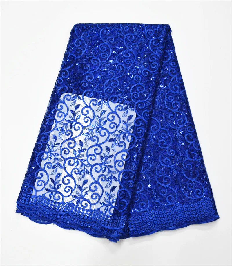 Синее Африканское Тюлевое кружево вечерние ское вечернее платье французское с