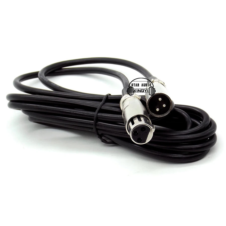 3 м контактный разъем XLR с разъемом AUX линейный конденсаторный микрофон