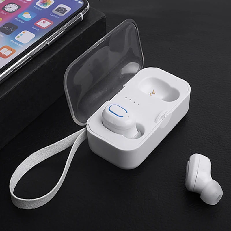 

Mini TWS Wireless Headphones Bluetooth Earphones 5.0 Wireless Hifi Stereo Headsets Earphones Waterproof Sports Earbuds Phone Mic