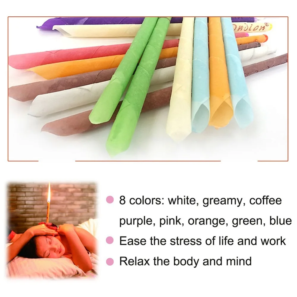 5 пар, ушные свечи, Очищающий воск для ушей, индийский ароматизатор, ушные свечи, уход за ушами, пустотелая смесь, шишки, пчелиный воск, Очищающий