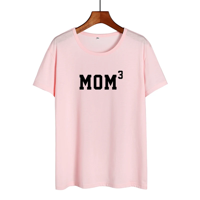 MOM 3 топы модные футболки летняя женская одежда Забавные для мамы на день рождения