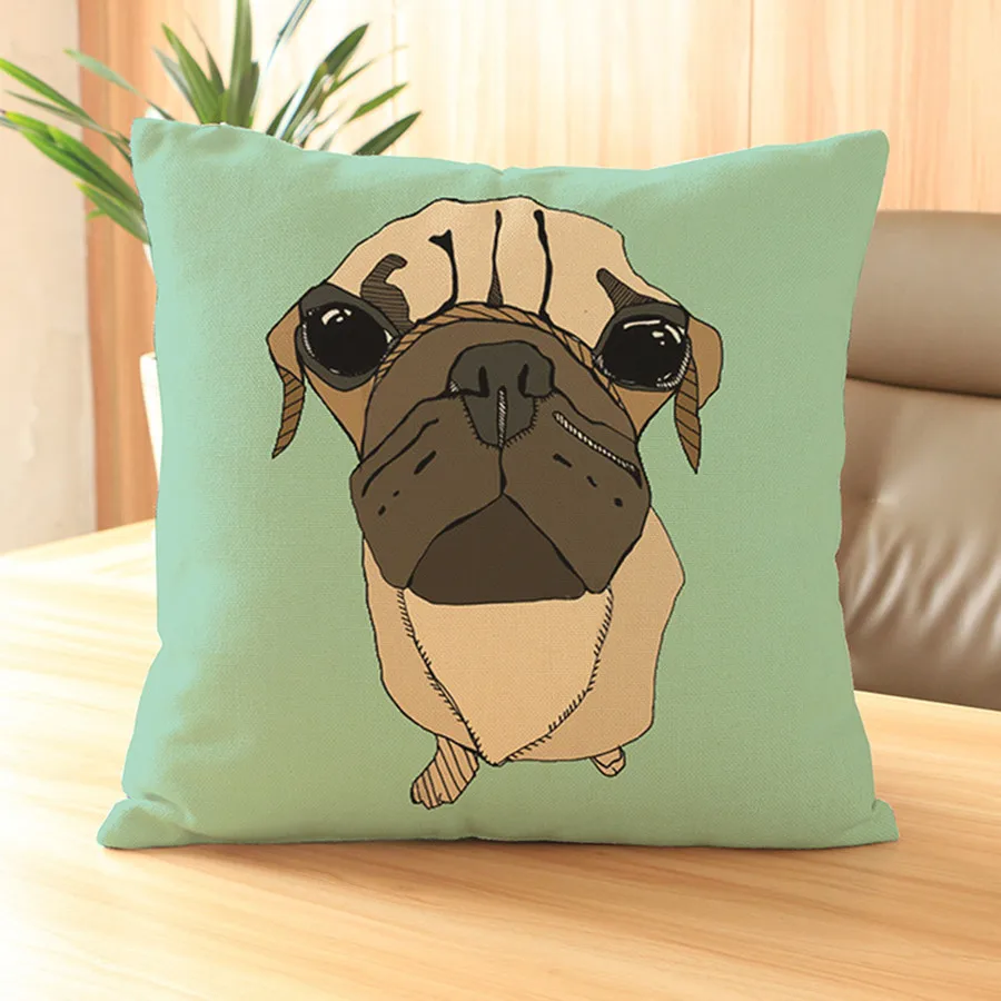 Декоративная подушка для офиса Piaochuang в виде абстрактного животного|sofa cushions and