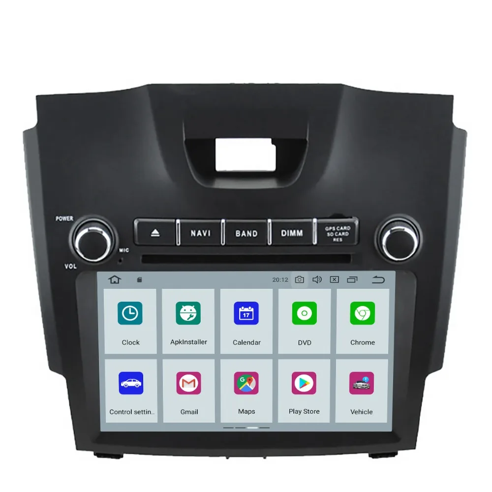 Автомобильный DVD-плеер с GPS Android 9 0 радио для Chevrolet Chevy Holden S10 TRAILBLAZER ISUZU D-MAX экран