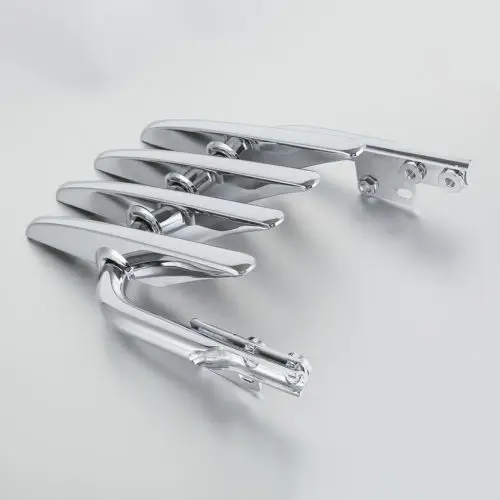 Мотоциклетная стелс задняя багажная стойка для Harley Electra Glide Road King Road Glide 1999-2008 черный хром