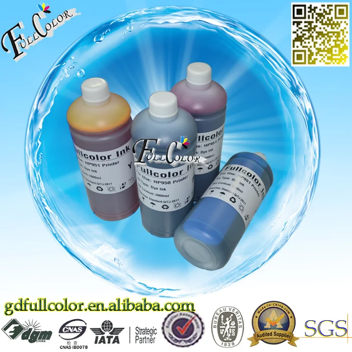 

Bulk Buy from China Water Based Dye ink for HP 950 951 Desktop Printer Ink