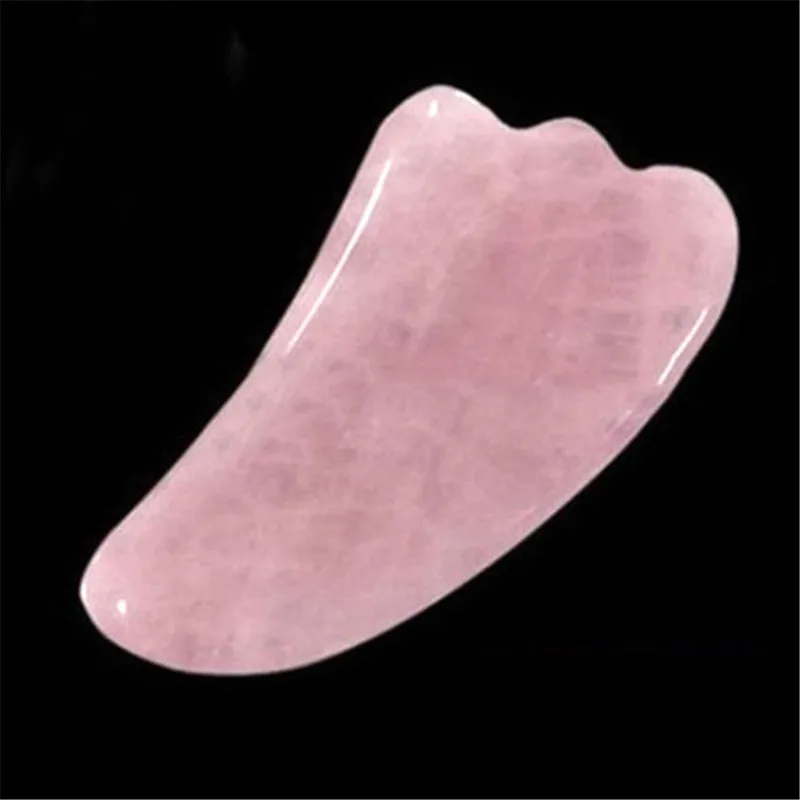 Профессиональная Роза Quartz Gua Sha Guasha 1 шт. для спа массажа тела инструмент