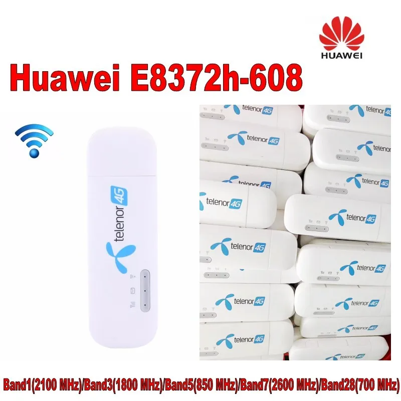 1000 шт Huawei E8372 E8372h 608 4G 150Mbps wingle USB Hotspot модем плюс 2 антенна|huawei e8372|usb antennausb 150mbps |
