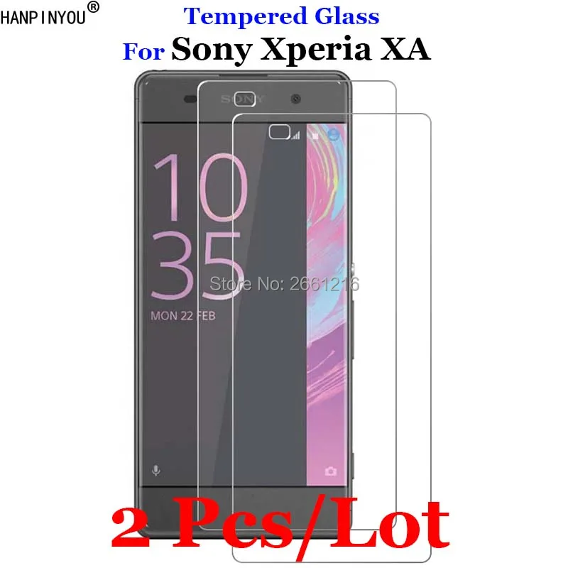 

2 Pcs/Lot For Sony XA Tempered Glass 9H 2.5D Premium Screen Protector Film For Sony Xperia XA / XA Dual F3112 F3113 F3115 5.0"