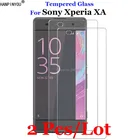 Закаленное стекло для Sony XA, 2 шт.лот, защитная пленка 9H 2.5D Premium для Sony Xperia XA  XA Dual F3112 F3113 F3115 5,0 дюйма