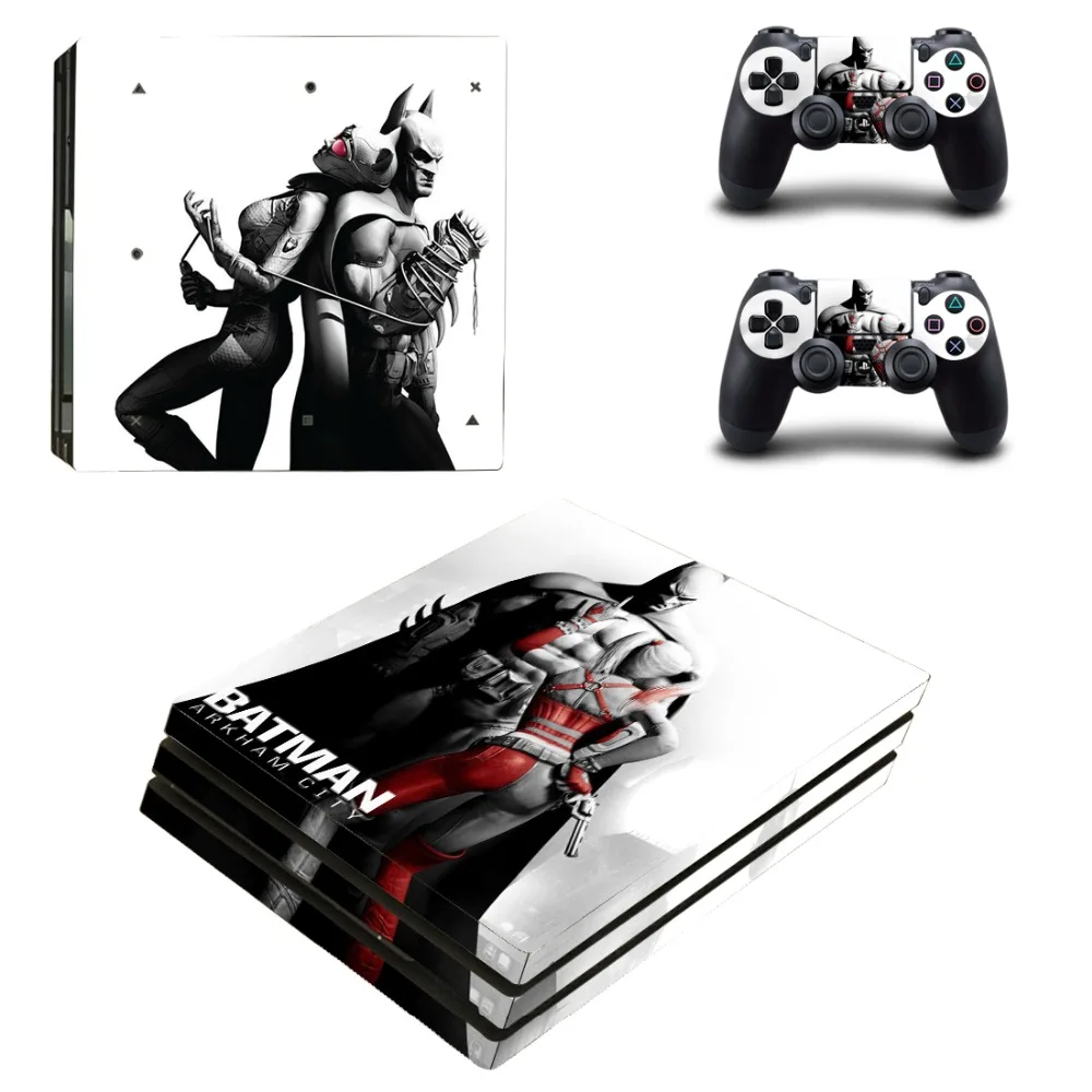 Наклейка на кожу Бэтмена PS4 Pro для Sony PlayStation 4 консоль и 2 контроллера наклейки |
