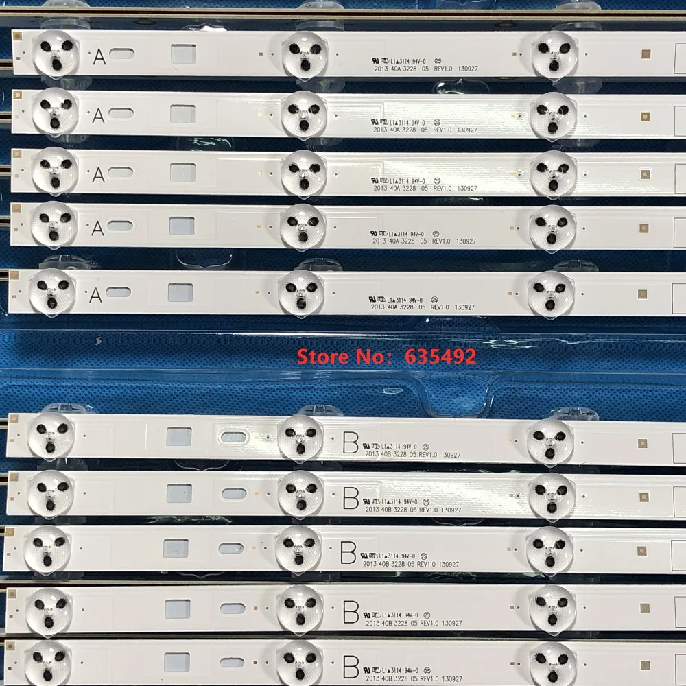Светодиодный Подсветка полосы 2013 sony 40A 2013 sony 40B для sony 4" KDL-40R483B KDL-40R453B KDL-40RM10B KDL-40W600B KDL-40R480B KDL-40R450B