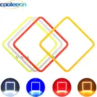 Светодиодная лампа Suqare COB, 9 В, 12 В, 96 мм, 12 В, белый, синий, красный, оранжевый цвет, 12 В постоянного тока, декоративная лампа для автомобисветильник щения