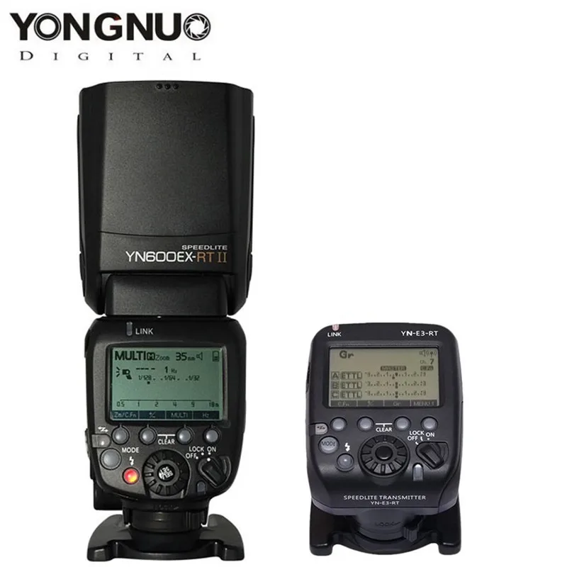 YONGNUO YN600EX-RT II Master HSS Вспышка Speedlite+ YN-E3-RT II Speedlite передатчик для камеры Canon 5D3 5D2 7D 6D 70D 60D 650D