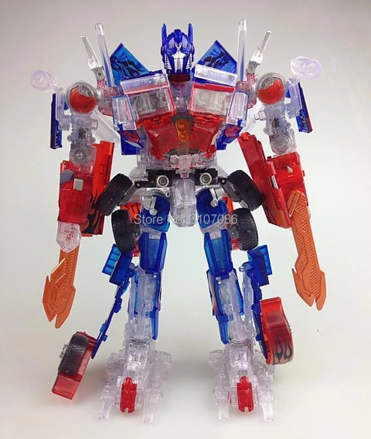 Трансформация фильм OP Commander TKR прозрачный лидер ко со звуковым световым эффектом