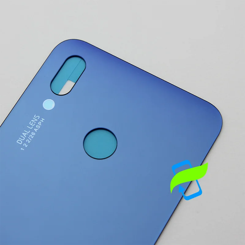 Задняя крышка батарейного отсека для Huawei P20 Lite / Nova 3e стеклянная с объективом