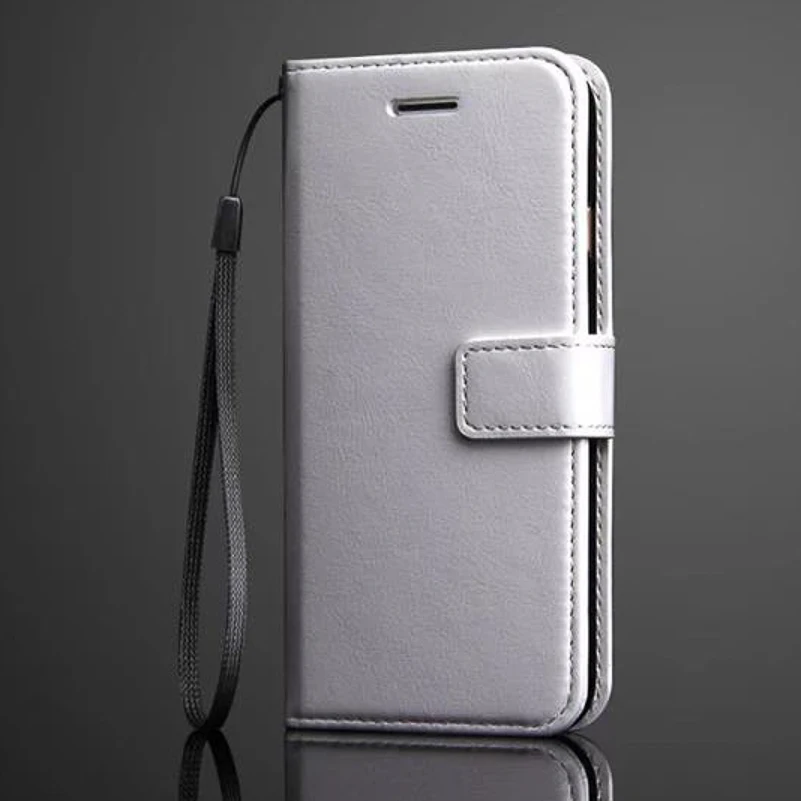 For IPhone 6G 7 8Plus 6S Plus Crazy Horse Texture PU Leather Case with Photo Frame Stand Card Slots Wallet Cover | Мобильные
