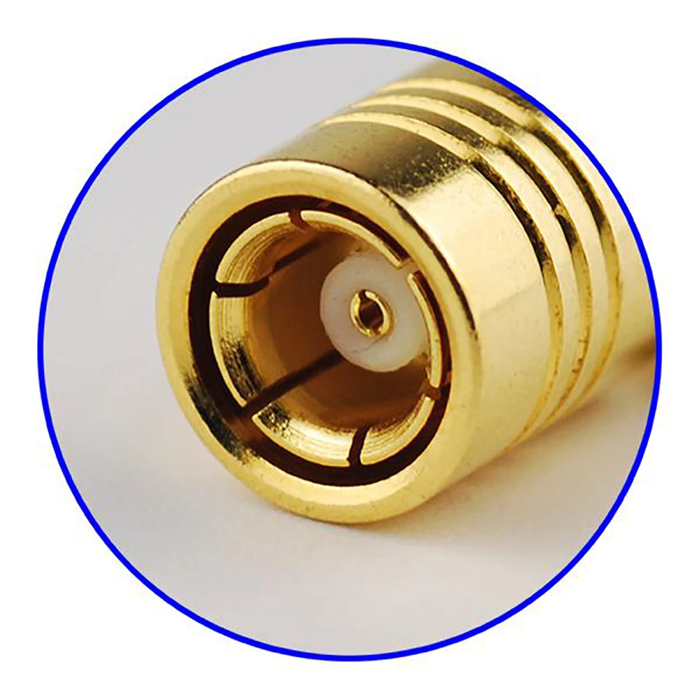 

Superbat 10pcs SMB Plug Straight thru hole PCB Mount RF Coaxial Connector