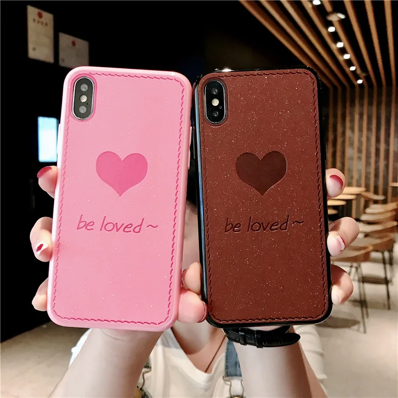 Модный чехол Love для iphone X XR XS Max 8 7 6 6s Plus | Мобильные телефоны и аксессуары