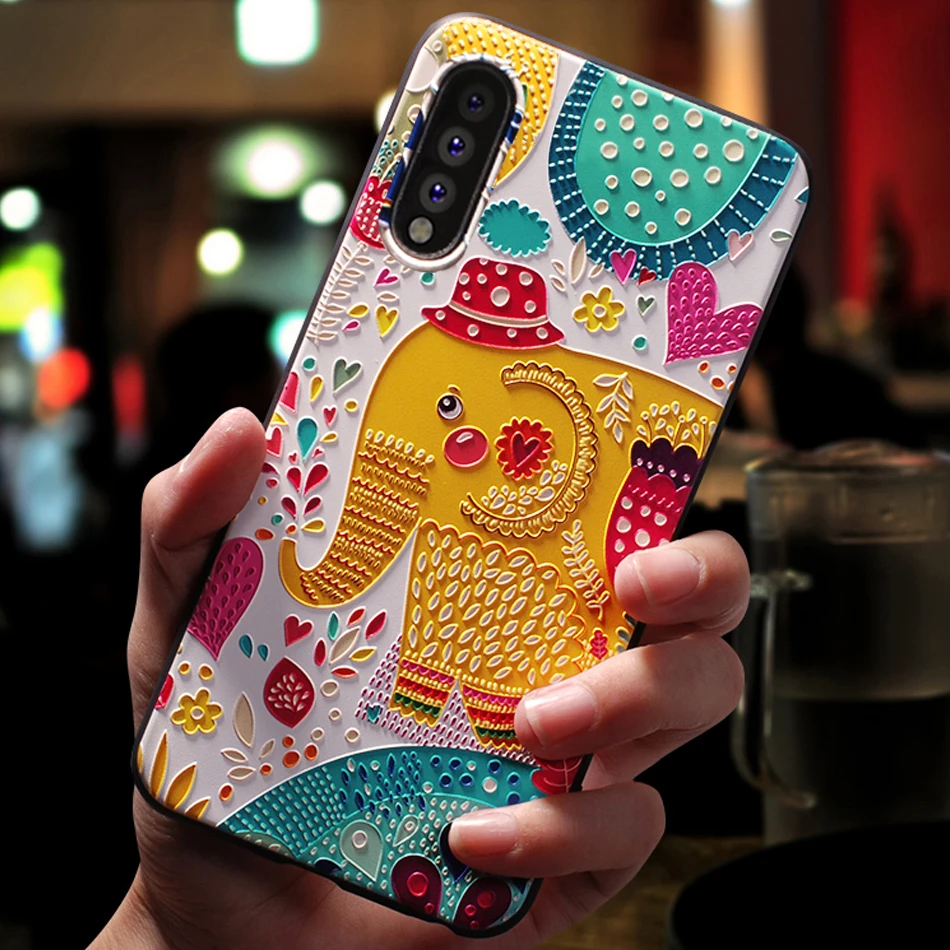 Чехол чехол для HuaWei P20 lite pro P 20 p20Pro P20Lite силиконовый 3D милый Оригинальный задней