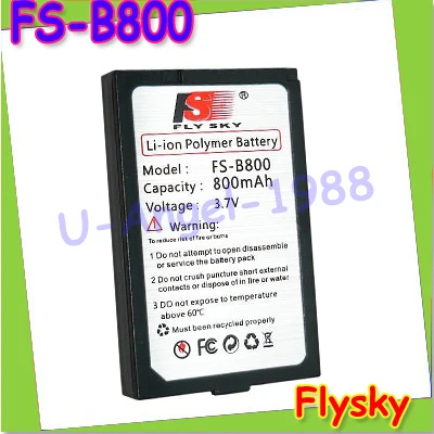 Радиоуправляемый передатчик FLYSKY модель FS B800 3 7 800 мА · ч батарея BA800 для GT3C