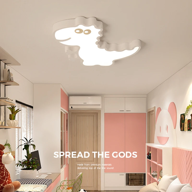 Динозавр Детский зеленый/розовый/белый цвет фотоэлемент для спальни детской